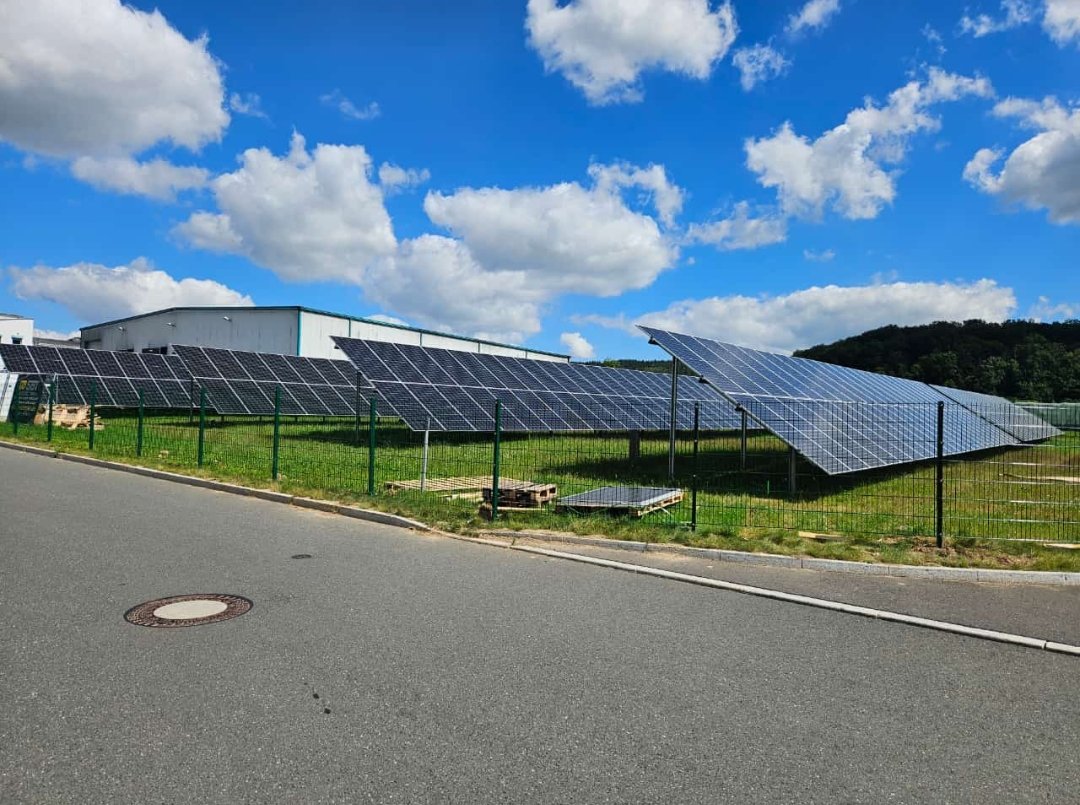 PV Freiflächen Anlage in Flöha bei Schroeder Design